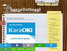 Tablet Screenshot of barzellettoggi.it